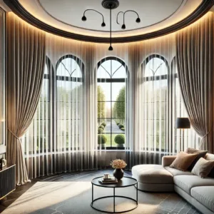 Bay Window Curtain Rods Stylish and Functional Solutions